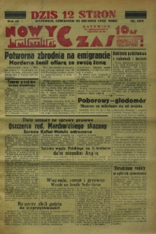 Nowy Czas. R.3, nr 352 (21 grudnia 1933)