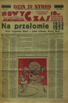 Nowy Czas. R.3, nr 359 (31 grudnia 1933)