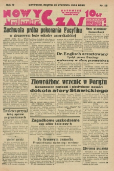 Nowy Czas. R.4, nr 12 (12 stycznia 1934)