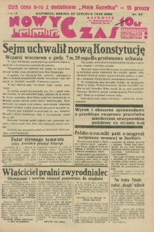 Nowy Czas. R.4, nr 27 (27 stycznia 1934)