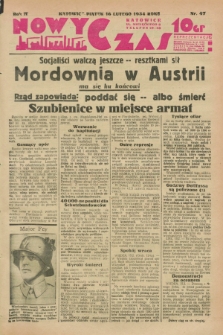 Nowy Czas. R.4, nr 47 (16 lutego 1934)