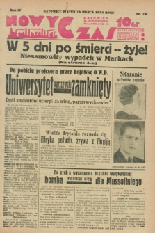 Nowy Czas. R.4, nr 75 (16 marca 1934)