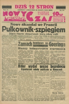 Nowy Czas. R.4, nr 81 (22 marca 1934)