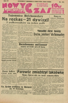 Nowy Czas. R.4, nr 91 (3 kwietnia 1934)