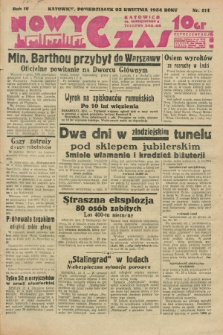 Nowy Czas. R.4, nr 111 (23 kwietnia 1934)