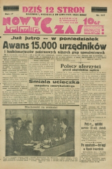 Nowy Czas. R.4, nr 117 (29 kwietnia 1934)