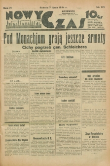 Nowy Czas. R.4, nr 170 (7 lipca 1934)