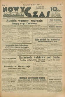 Nowy Czas. R.4, nr 175 (12 lipca 1934)