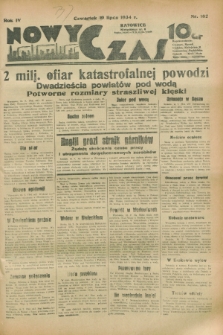 Nowy Czas. R.4, nr 182 (19 lipca 1934)