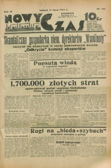 Nowy Czas. R.4, nr 184 (21 lipca 1934)