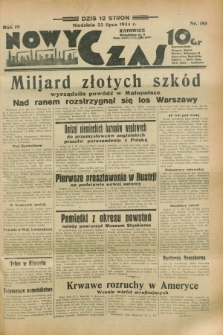 Nowy Czas. R.4, nr 185 (22 lipca 1934)
