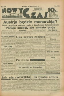 Nowy Czas. R.4, nr 194 (31 lipca 1934)