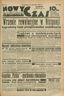 Nowy Czas. R.4, nr 210 (16 sierpnia 1934)