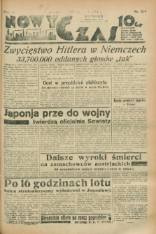 Nowy Czas. R.4, nr 214 (20 sierpnia 1934)