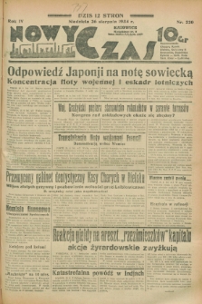 Nowy Czas. R.4, nr 220 (26 sierpnia 1934)
