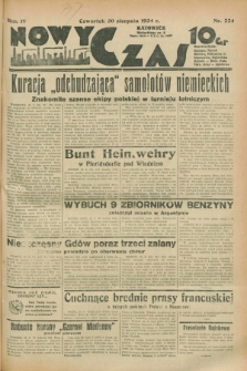 Nowy Czas. R.4, nr 224 (30 sierpnia 1934)