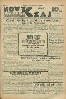 Nowy Czas. R.4, nr 226 (1 września 1934)