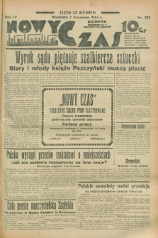 Nowy Czas. R.4, nr 227 (2 września 1934)