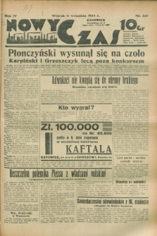 Nowy Czas. R.4, nr 236 (11 września 1934)