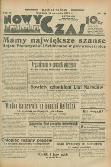 Nowy Czas. R.4, nr 241 (16 września 1934)