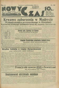 Nowy Czas. R.4, nr 261 (6 października 1934)