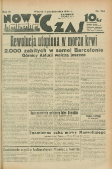 Nowy Czas. R.4, nr 264 (9 października 1934)