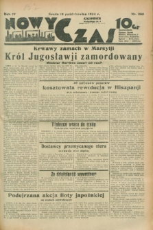 Nowy Czas. R.4, nr 265 (10 października 1934)