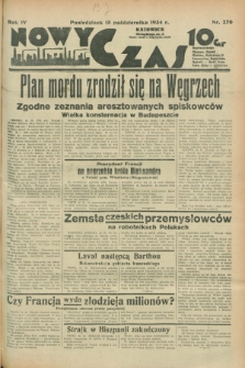 Nowy Czas. R.4, nr 270 (15 października 1934)