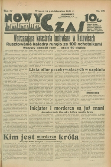 Nowy Czas. R.4, nr 271 (16 października 1934)