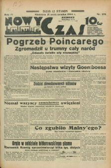 Nowy Czas. R.4, nr 276 (21 października 1934)