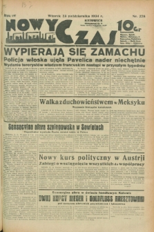 Nowy Czas. R.4, nr 278 (23 października 1934)