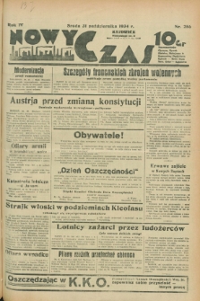 Nowy Czas. R.4, nr 286 (31 października 1934)