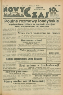 Nowy Czas. R.4, nr 300 (14 listopada 1934)