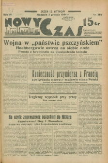 Nowy Czas. R.4, nr 304 (2 grudnia 1934)