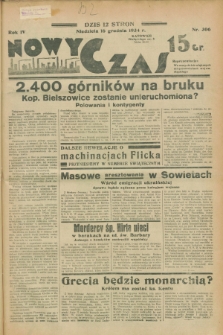 Nowy Czas. R.4, nr 306 (16 grudnia 1934)