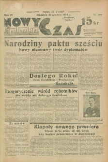 Nowy Czas. R.4, nr 308 (30 grudnia 1934)