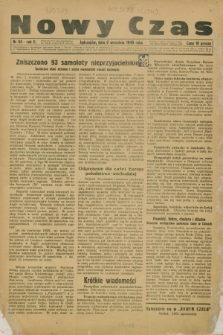 Nowy Czas. R.2, nr 84 (6 września 1940)