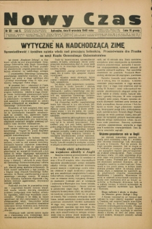 Nowy Czas. R.2, nr 89 (18 września 1940)