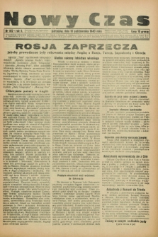 Nowy Czas. R.2, nr 102 (18 października 1940)