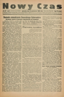 Nowy Czas. R.2, nr 107 (30 października 1940)