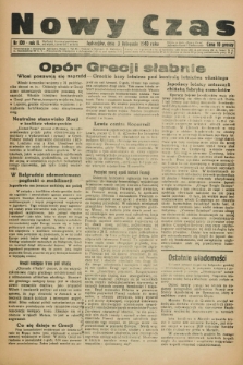 Nowy Czas. R.2, nr 109 (3 listopada 1940)