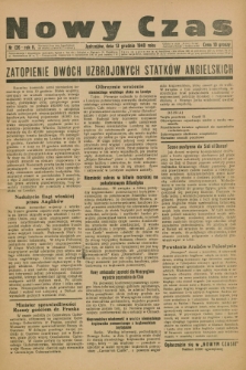 Nowy Czas. R.2, nr 126 (13 grudnia 1940)