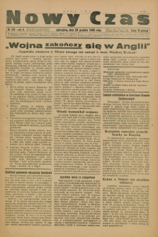 Nowy Czas. R.2, nr 129 (20 grudnia 1940)