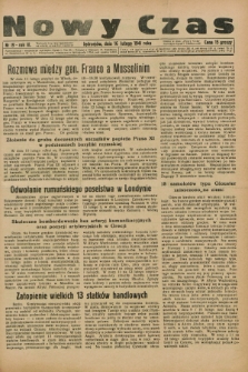Nowy Czas. R.3, nr 19 (16 lutego 1941)