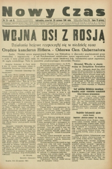 Nowy Czas. R.3, nr 73 (26 czerwca 1941)