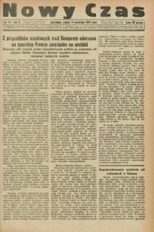 Nowy Czas. R.3, nr 111 (19 września 1941)