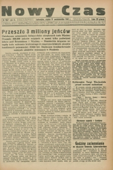 Nowy Czas. R.3, nr 123 (17 października 1941)