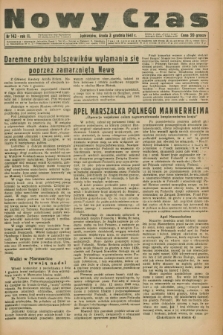 Nowy Czas. R.3, nr 143 (3 grudnia 1941)