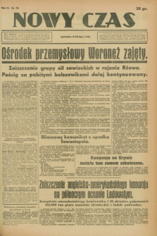 Nowy Czas. R.4, nr 79 (9/10 lipca 1942)