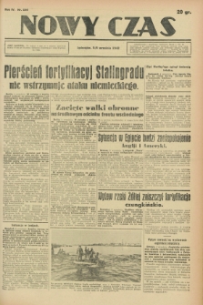 Nowy Czas. R.4, nr 104 (5/6 września 1942)